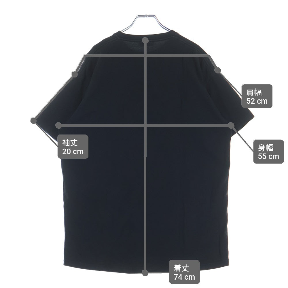 BALENCIAGA(バレンシアガ) 18SS SINNERS TEE シナー 刺? オーバーサイズ コットン 半袖Tシャツ ブラック 489862 TBV44