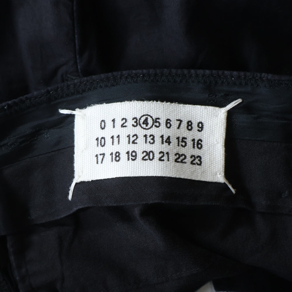 Maison Margiela(メゾンマルジェラ) 00s ここのえタグ トラウザーパンツ ブラック