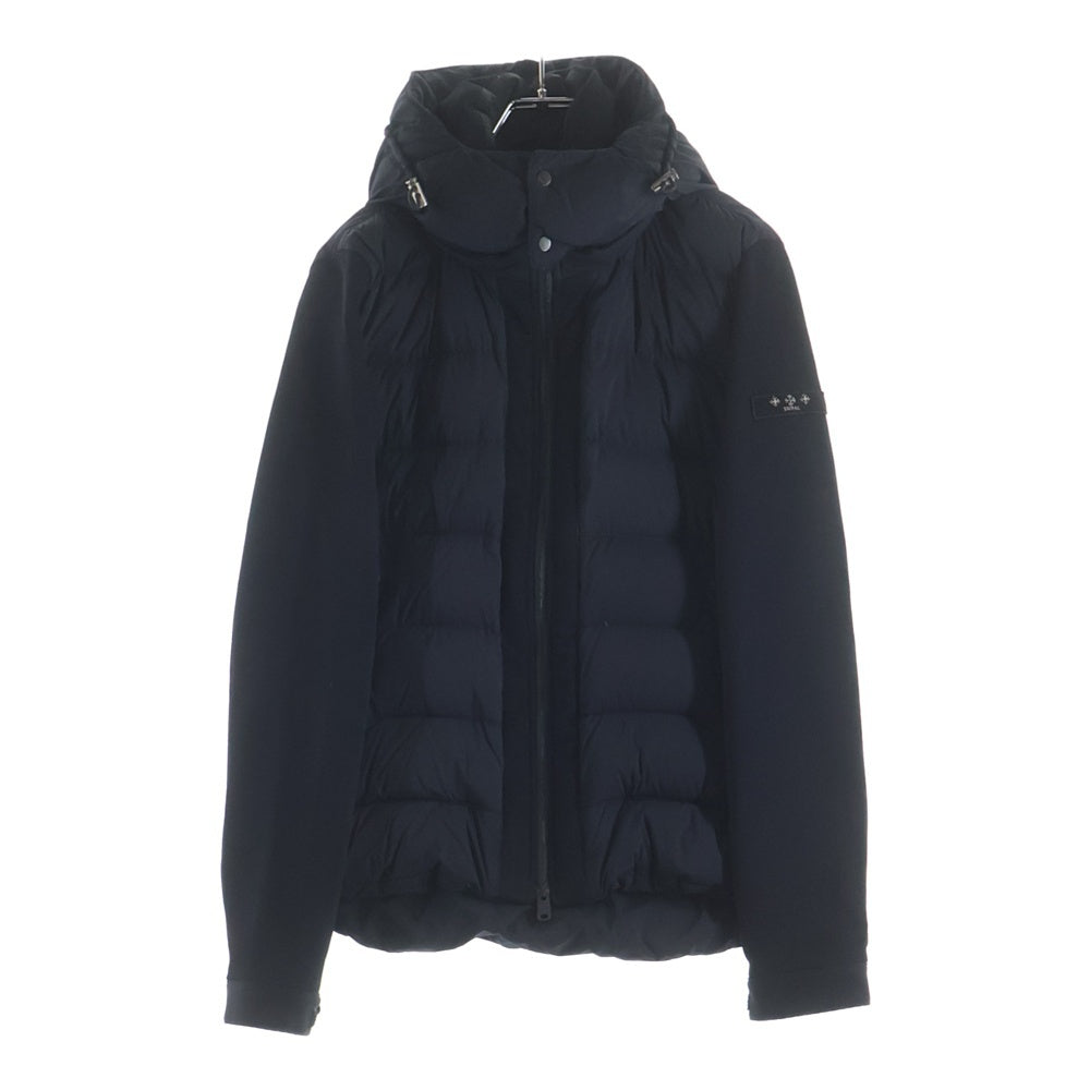 TATRAS(タトラス) 17AW TARO DOWN JACKET タロ フーデット ジップアップ ダウンジャケット ブラック MTA17A4448