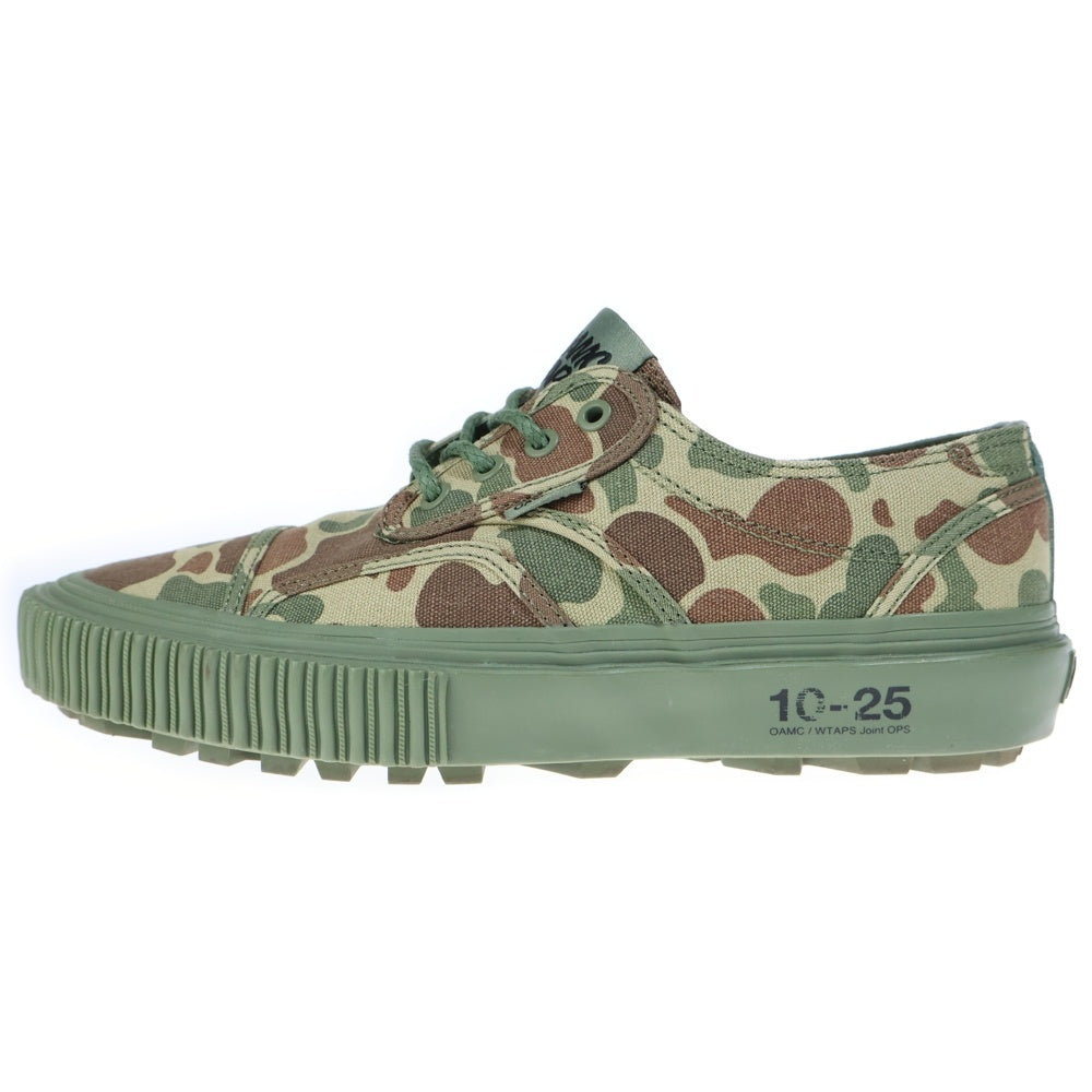 VANS(ヴァンズ) ×OAMC ×WTAPS SEYLYNN LUG DUCK CAMO オーエーエムシー ダブルタップス セイリン ラグ ダックカモ ローカットスニーカー カーキ US9.5/27.5cm VN000MYHDP0