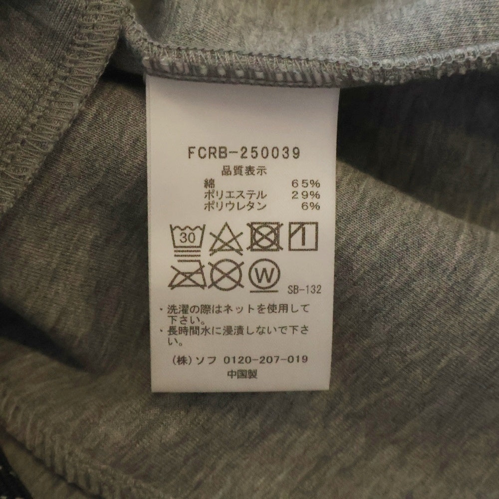 F.C.R.B./F.C.Real Bristol/FCRB(エフシーアールビー/エフシーレアルブリストル) 25SS TECH SWEAT TRAINING PANTS テックスウェット トレーニングパンツ グレー FCRB-250039
