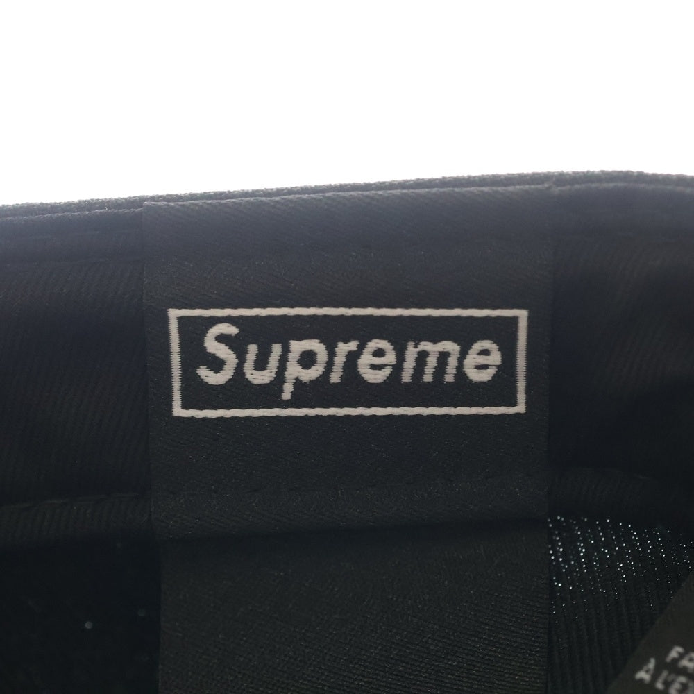 SUPREME(シュプリーム) 25AW ×NEW ERA Reaper S Logo Cap ニューエラ リーパー Sロゴ 6パネル ベースボールキャップ 帽子 ブラック
