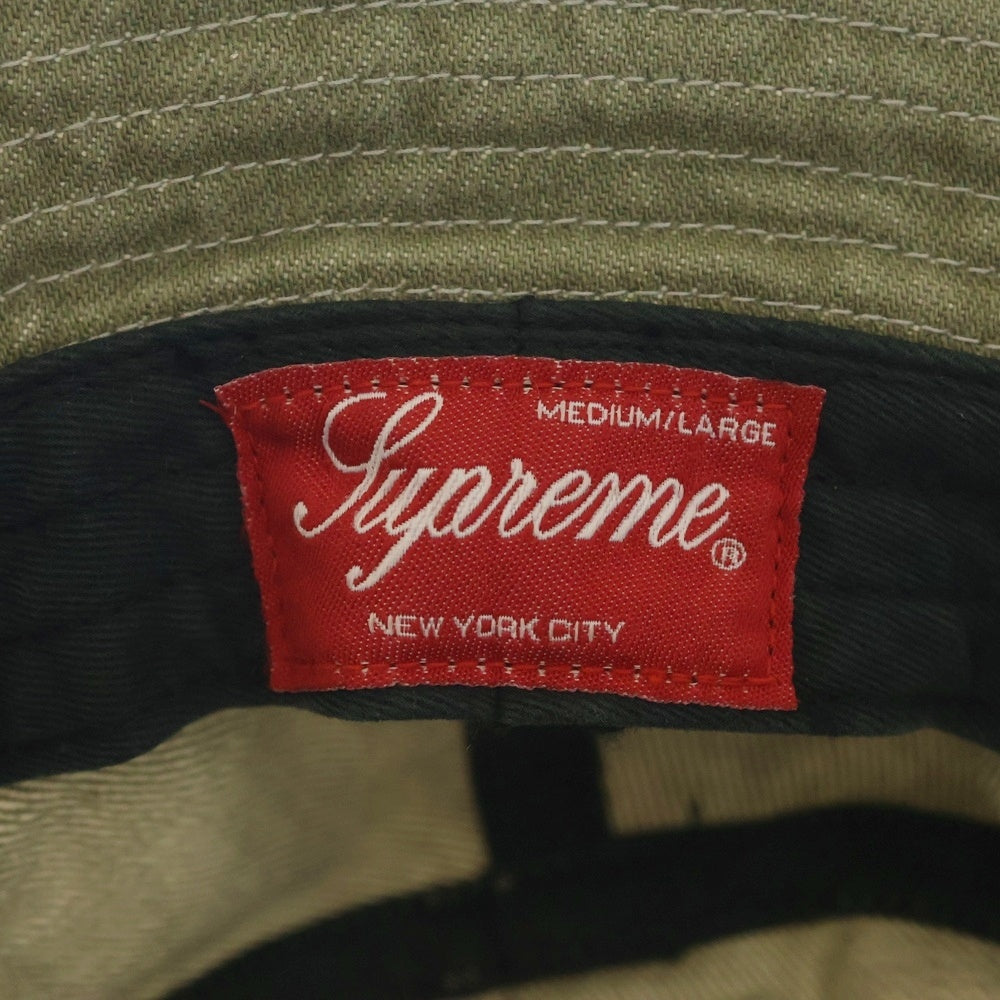 SUPREME(シュプリーム) 25SS Denim Crusher Light Washed Indigo ライトウォッシュインディゴ デニム クラッシャーハット 帽子 グリーン