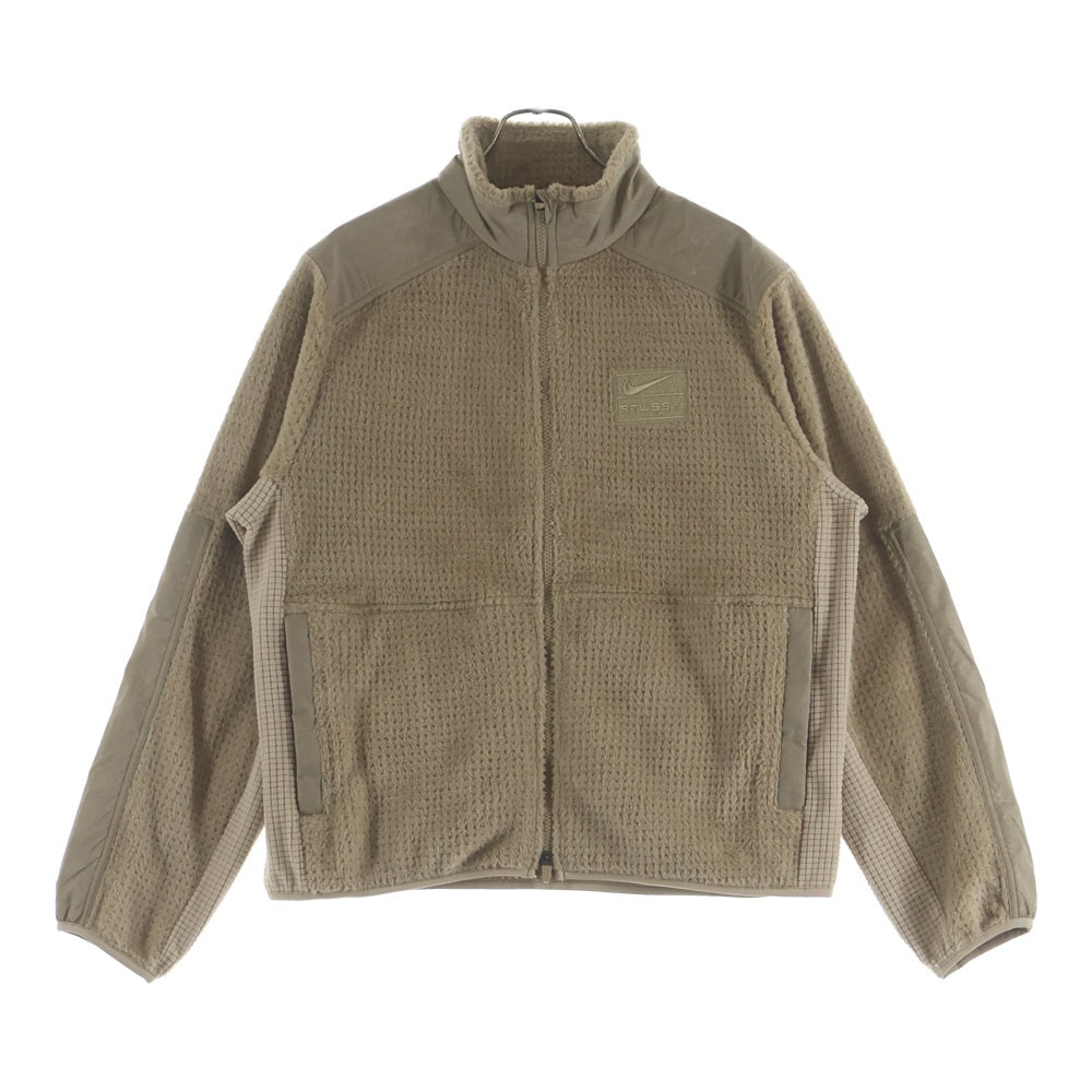 NIKE(ナイキ) ×STUSSY Full Zip Fleece ステューシー フルジップ フリースジャケット ブラウン HQ8524-223