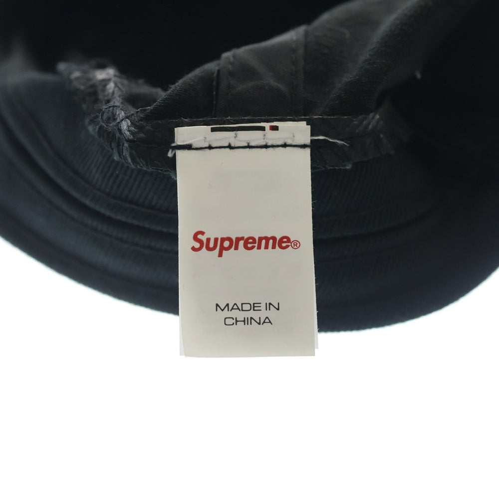 SUPREME(シュプリーム) 25SS Patches 6-Panel パッチズ 6パネル パッチワークデザイン キャップ 帽子 ブラック