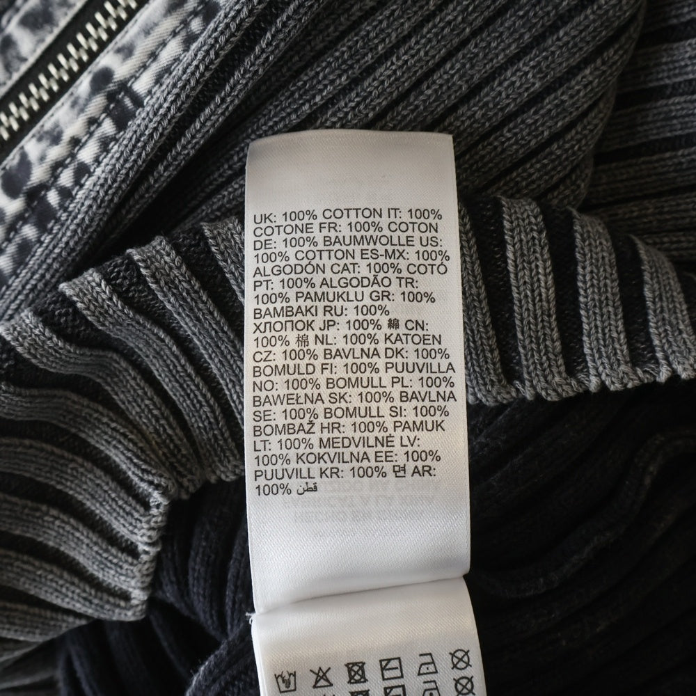 DIESEL(ディーゼル) 25SS K-MATTY ケーマッティ ジップアップ ニットカーディガン ブラック A17464 0QMAN