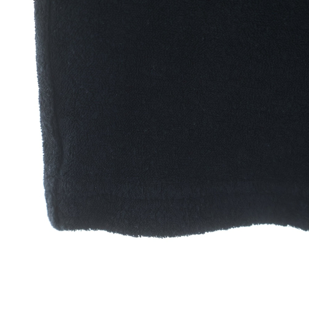 BOTTEGA VENETA(ボッテガヴェネタ) ヘンリーネック パイル地 半袖Tシャツ カットソー ブラック 656849 V0UE0