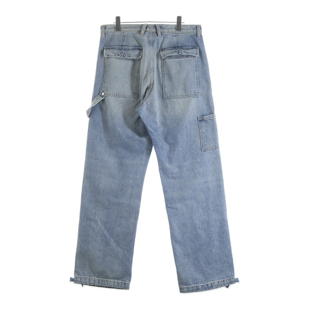 RHUDE(ルード) REZA DENIM DOUBLE KNEE PANT レザ ダブルニー ジップフライ デニムパンツ インディゴ