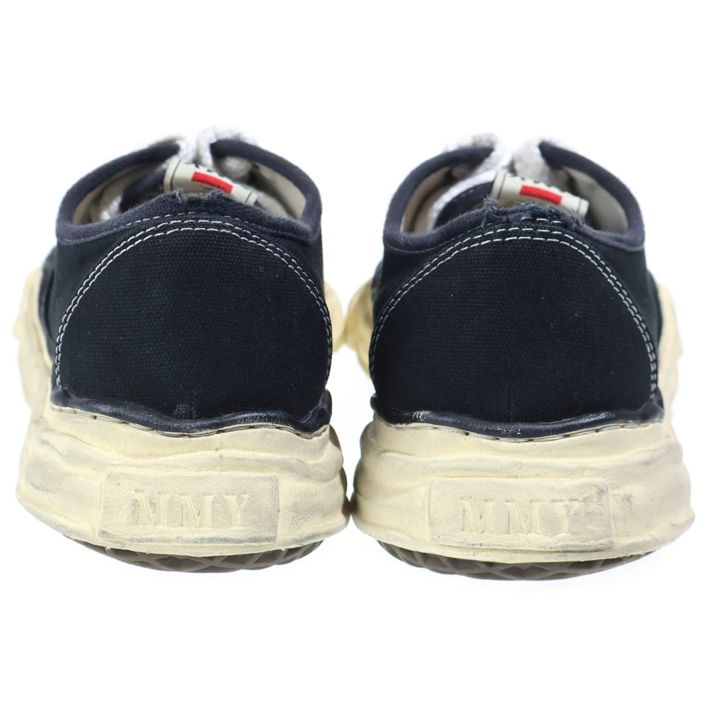 MAISON MIHARAYASUHIRO(メゾンミハラヤスヒロ) BAKER VINTAGE-LIKE OG SOLE CANVAS LOW-TOP SNEAKER ベーカー ヴィンテージライク OGソール キャンバス ローカットスニーカー ブラック A09FW735