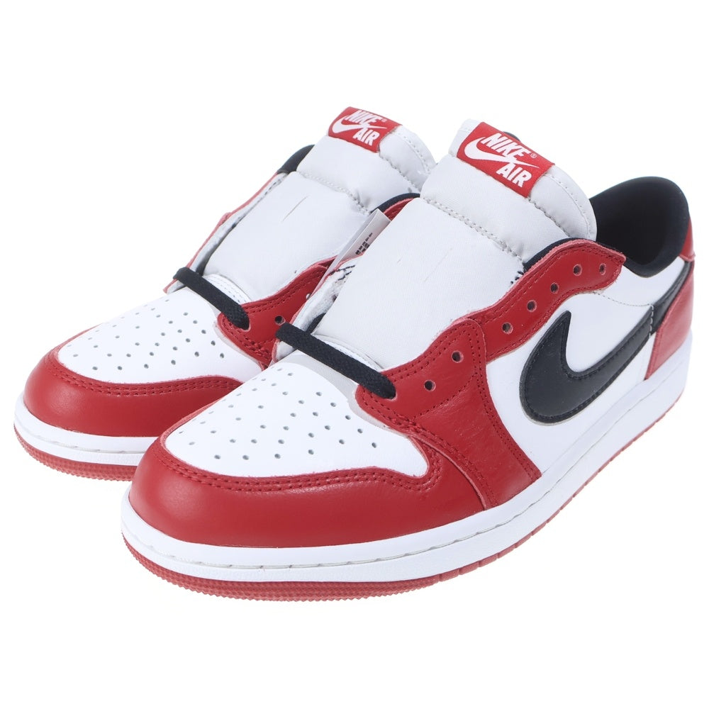 NIKE(ナイキ) AIR JORDAN1 RETRO LOW OG CHICAGO エアジョーダン1 レトロ シカゴ ローカットスニーカー ホワイト/レッド US9/27cm HQ6998-600