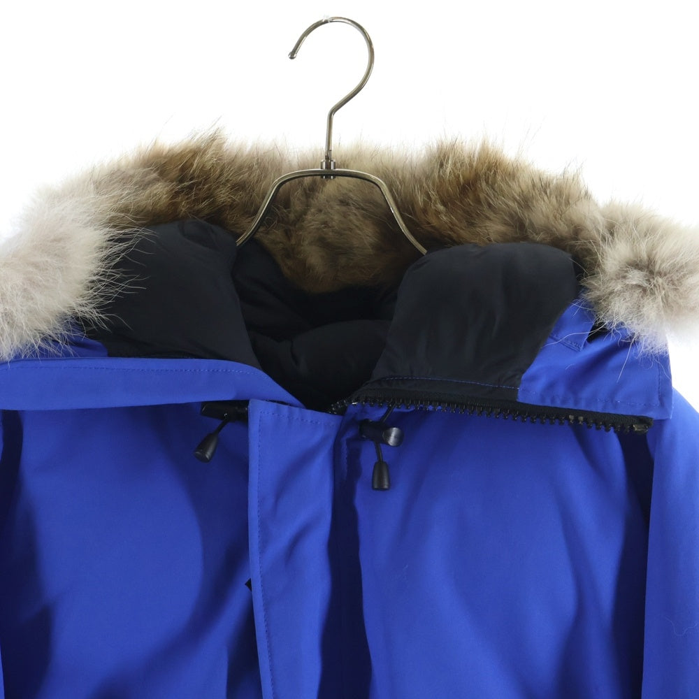 CANADA GOOSE(カナダグース) CHILLIWACK BOMBER PBI チリワックボンバー ナイロン ファーフーデッド ダウンジャケット ブルー 7999MPB