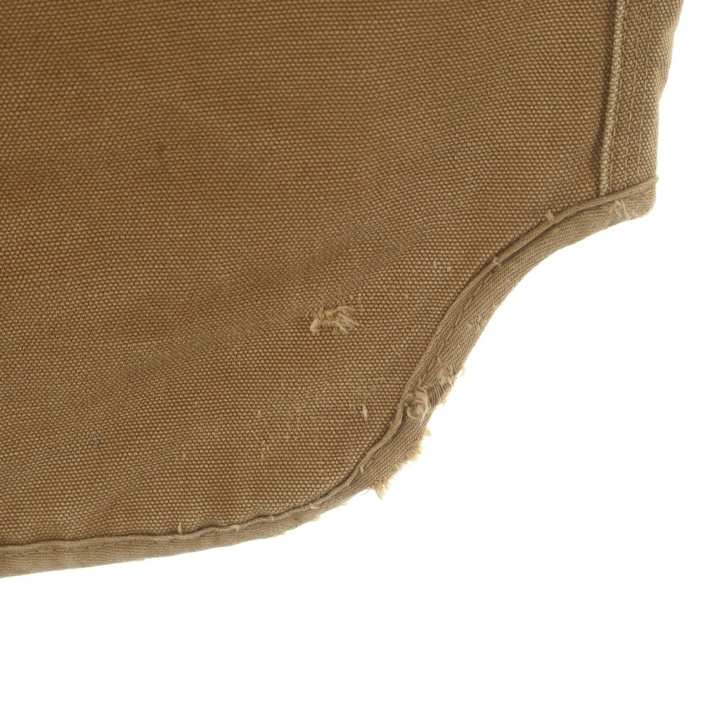 CARHARTT(カーハート) 70S VINTAGE Duck Vest ダック地 裏ボア ベスト ジャケット ヴィンテージ ブラウン キャメル