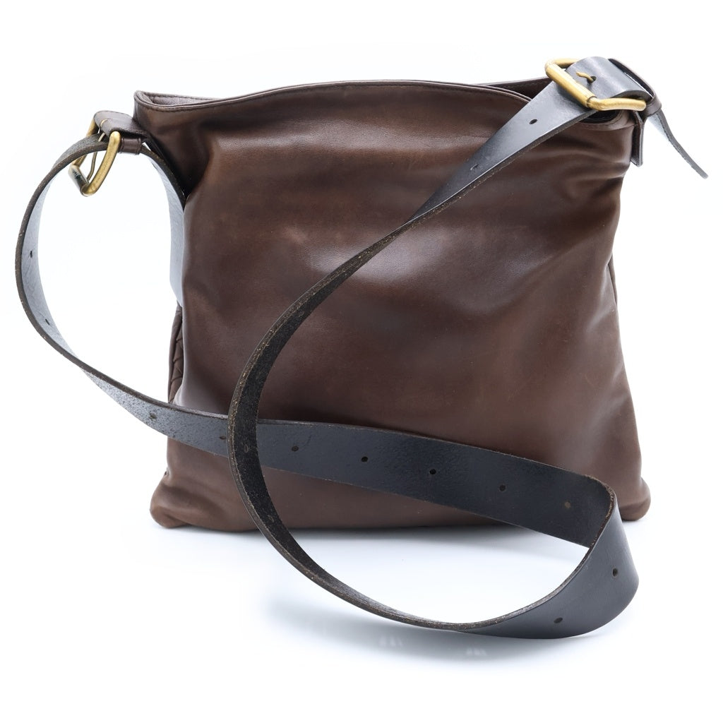 BOTTEGA VENETA(ボッテガヴェネタ) イントレチャート レザー ショルダーバッグ ブラウン 161286