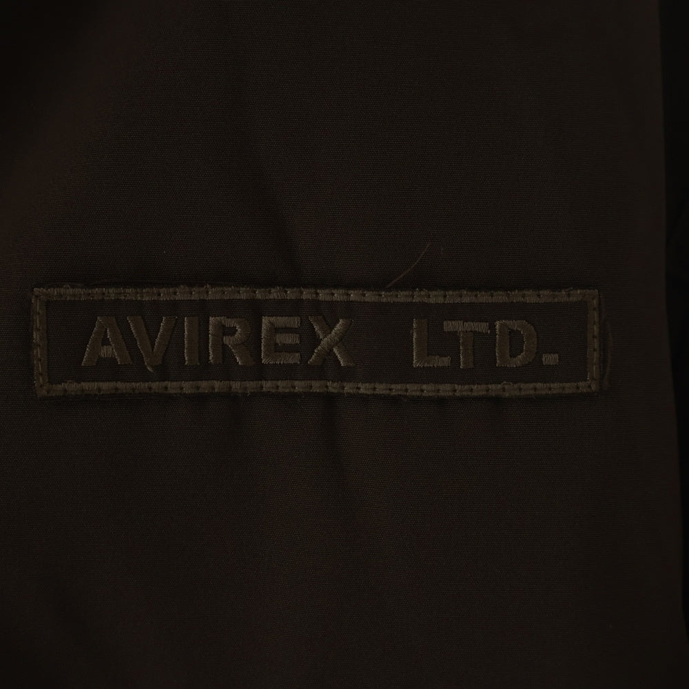 AVIREX(アヴィレックス) B-3 中綿 ミリタリー フード付き フライトジャケット ブラウン 783-2252050