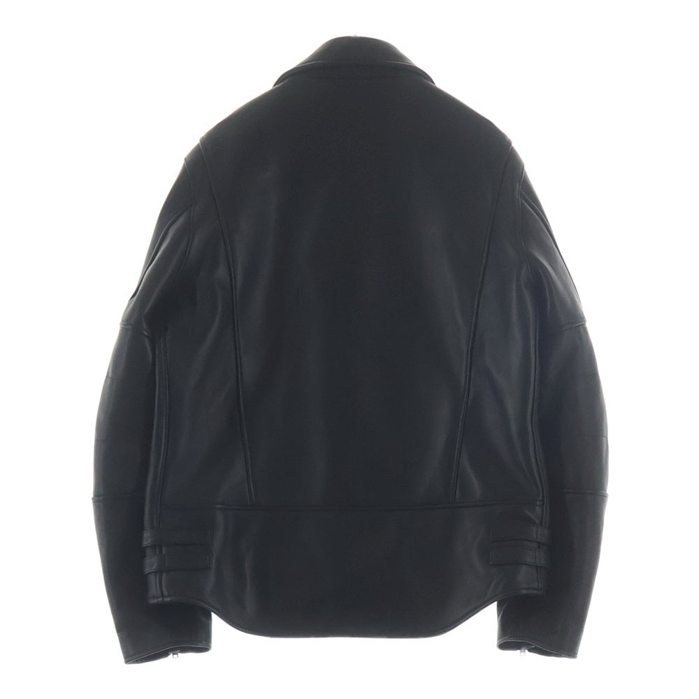 UNDERCOVER(アンダーカバー) 26SS SHEEPSKIN LEATHER RIDER'S JACKET シープスキン レザー ライダース ジップアップ ジャケット ブラック UC1F4203