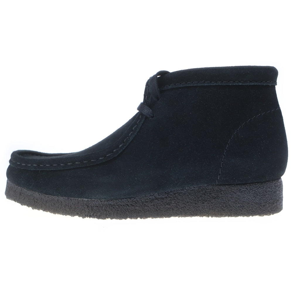 Clarks(クラークス) WALLABEE BTICTD ワラビー ブラックスエード ミッドカットシューズ ブラック 261695047060