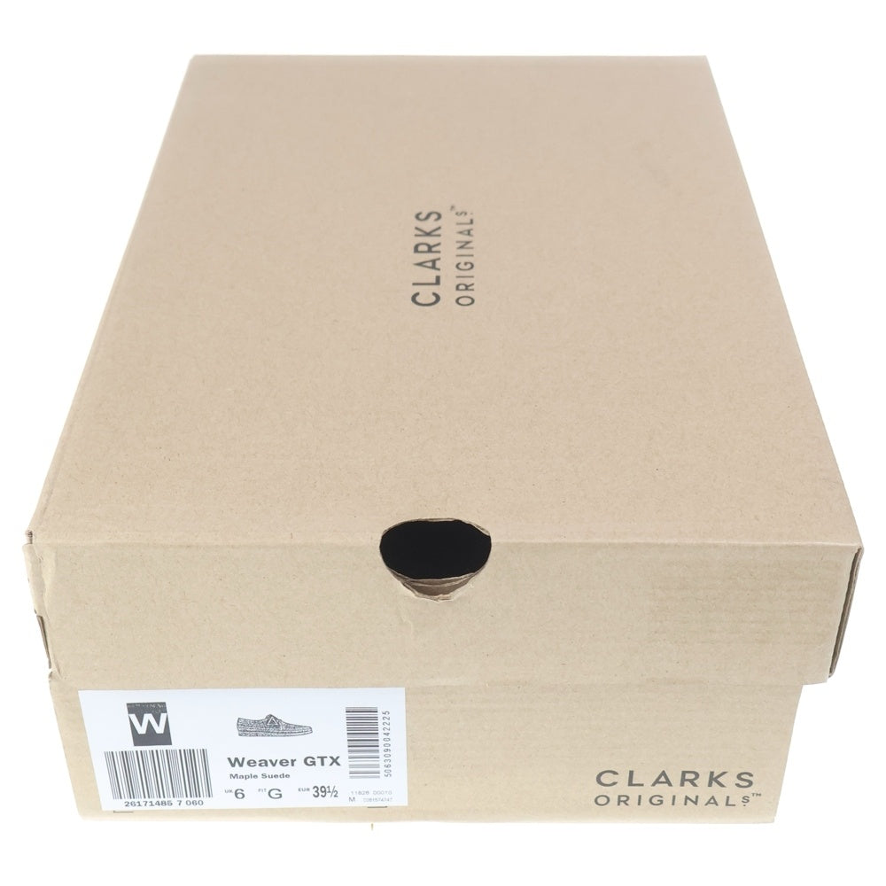 Clarks(クラークス) Weaver GTX ワラビー ゴアテックス メイプルスウェード ローカットスニーカー ベージュ 26171485