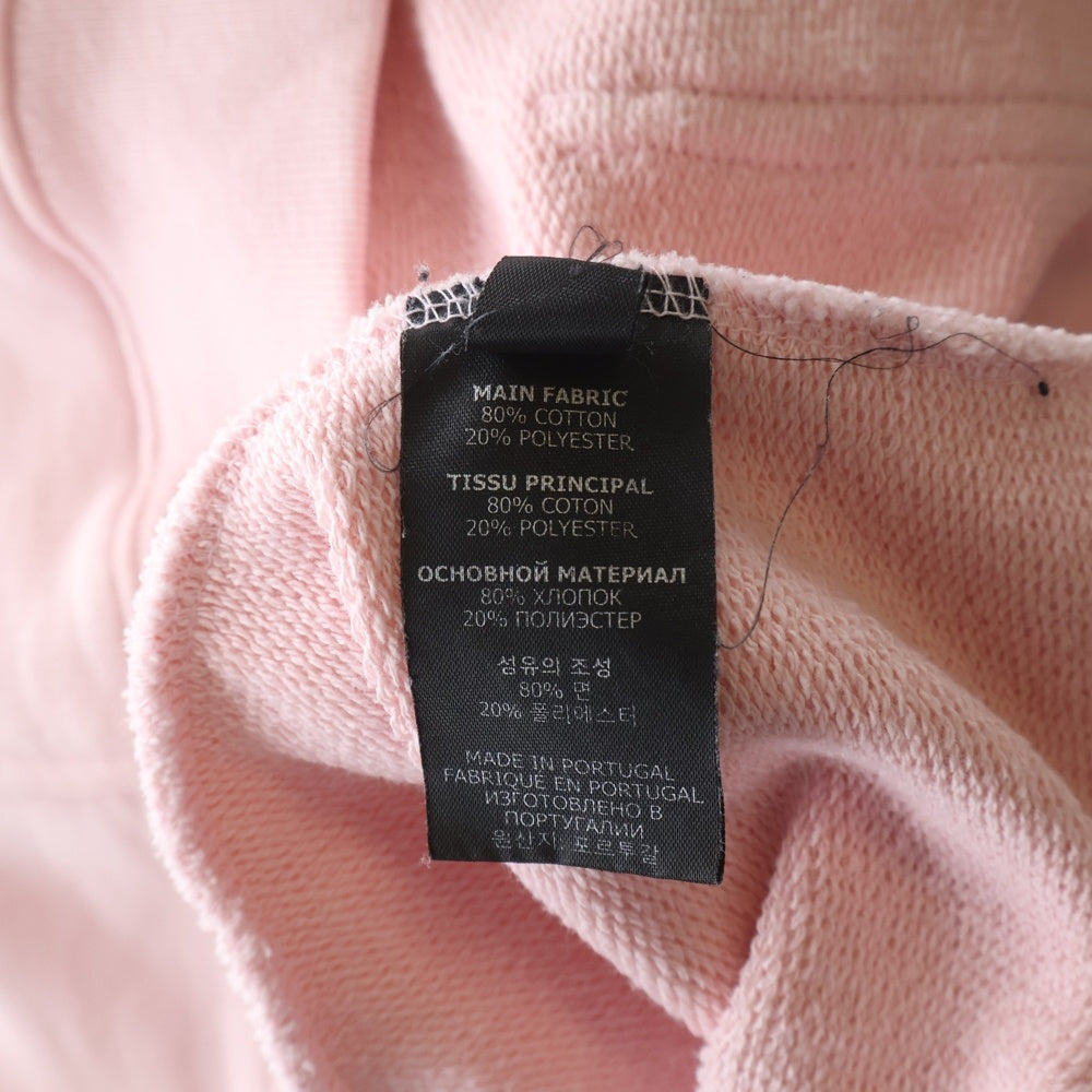 VETEMENTS(ヴェトモン) 21AW DOLPHIN HEARTS HOODIE ドルフィン ハート 両面プリント プルオーバー パーカー スウェット ピンク UA52TR790P
