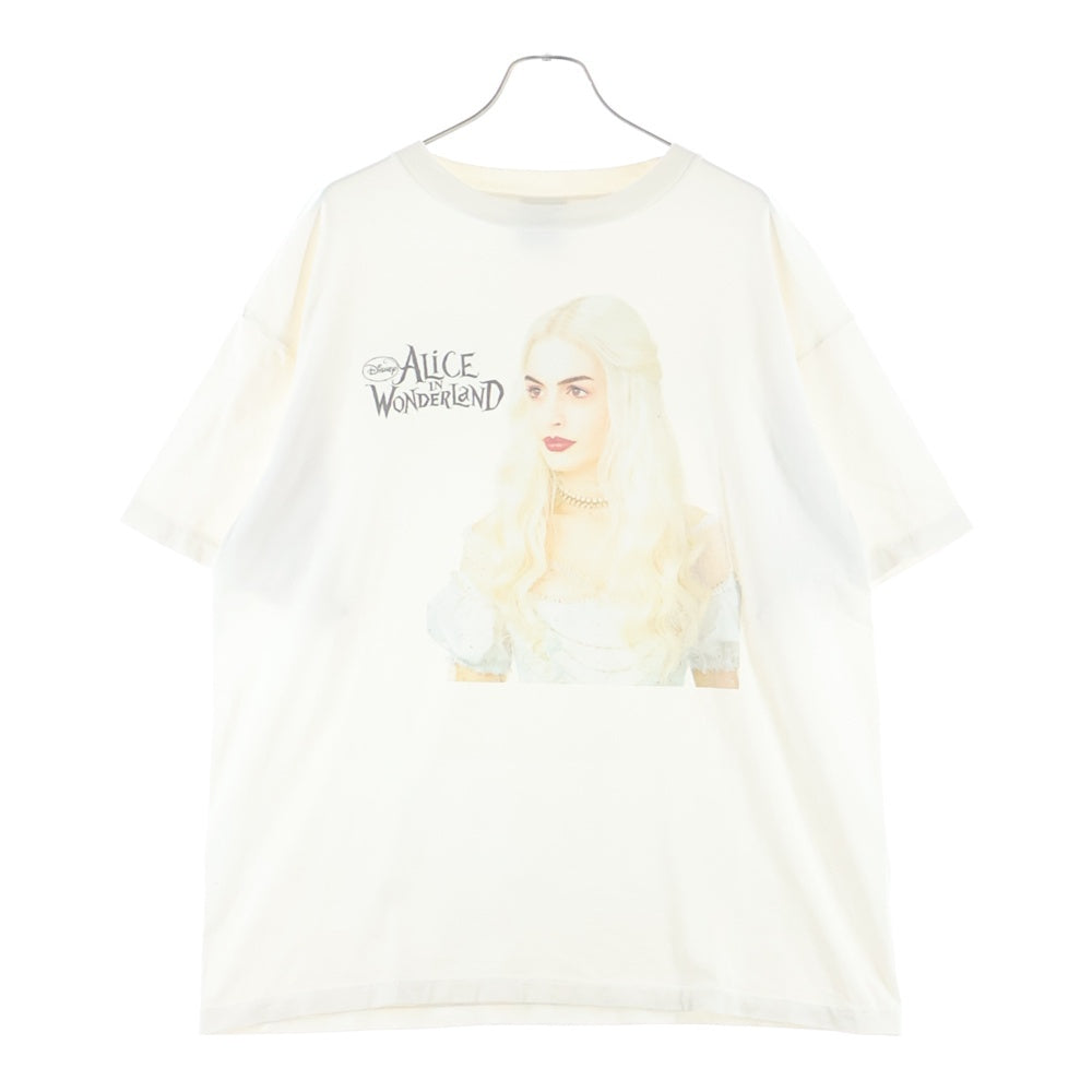 SAINT MICHAEL(セントマイケル) 23SS DS_SS TEE アリスインワンダーランド クルーネック半袖Tシャツ カットソー ホワイト SM-S23-0000-123