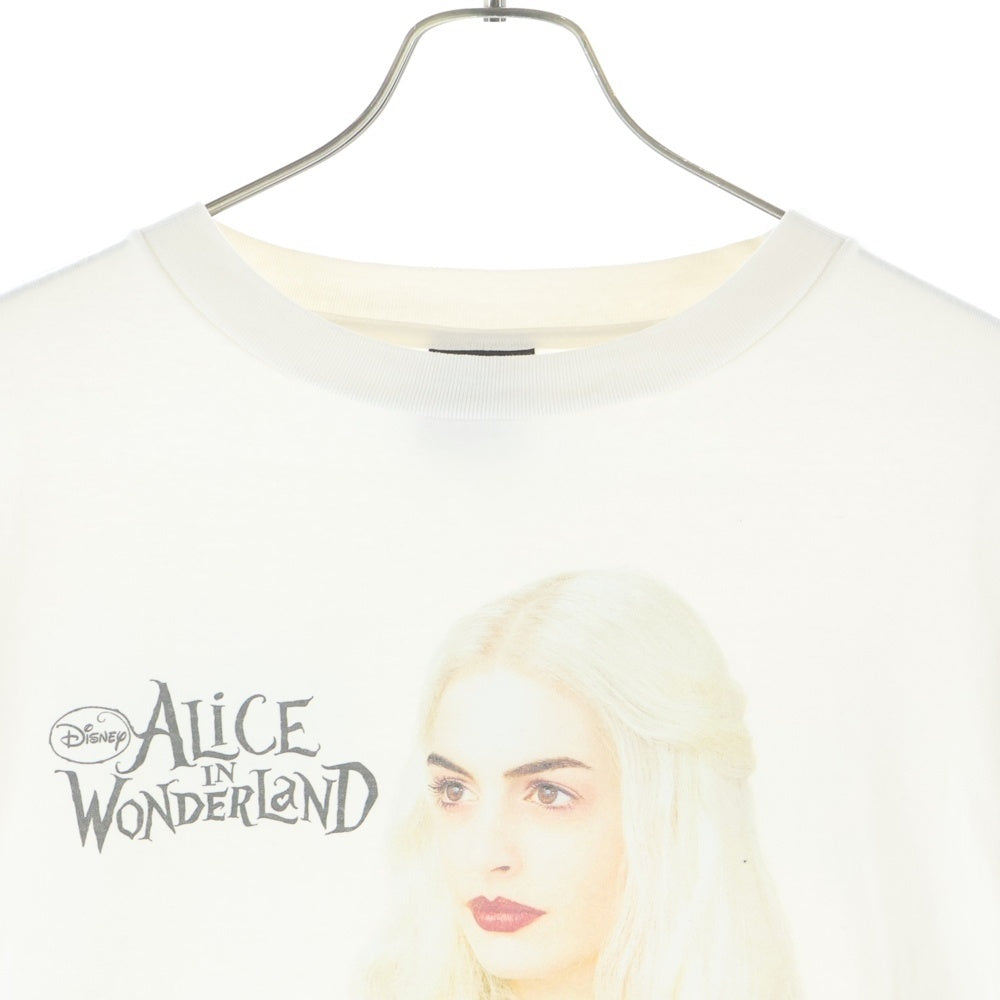 SAINT MICHAEL(セントマイケル) 23SS DS_SS TEE アリスインワンダーランド クルーネック半袖Tシャツ カットソー ホワイト SM-S23-0000-123