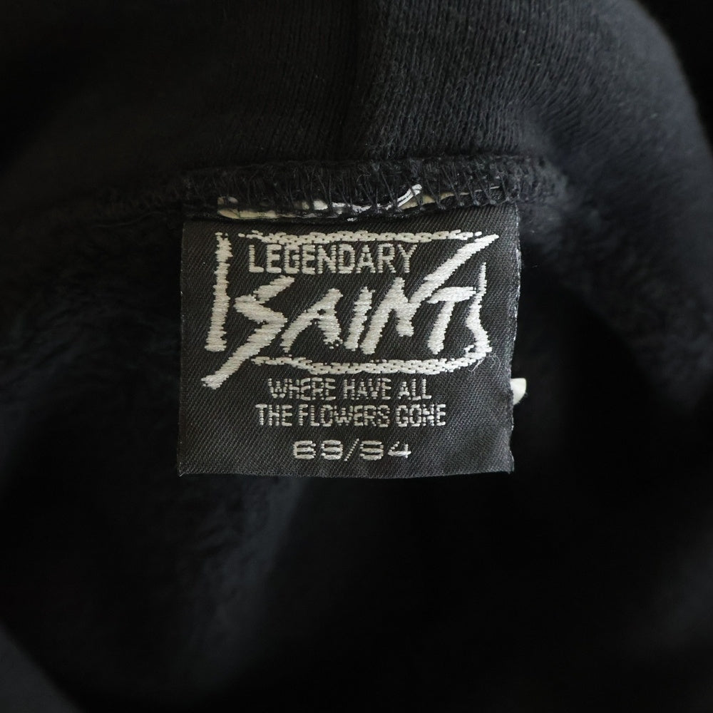 SAINT MICHAEL(セントマイケル) 25AW BBLN HOODIE バビロン プルオーバーフーディー パーカー ブラック SM-HR1-0000-C50