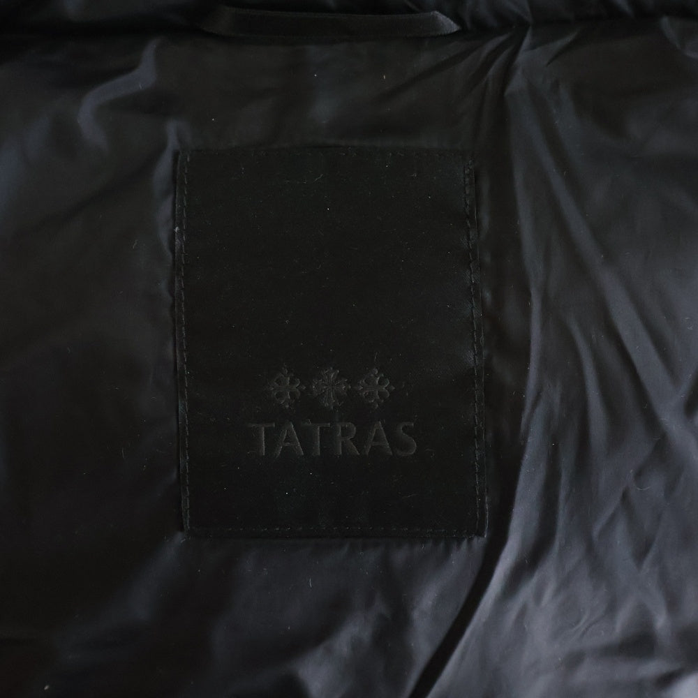 TATRAS(タトラス) 22AW BOESIO ボエシオ ナイロン フーデッドダウンジャケット ブラック MTAT22A4566
