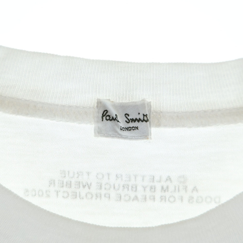 Paul Smith(ポールスミス) ×BRUCE WEBER A LETTER TO TRUE ブルースウェーバー アレタートゥトゥルー クルーネック 半袖Tシャツカットソー ホワイト