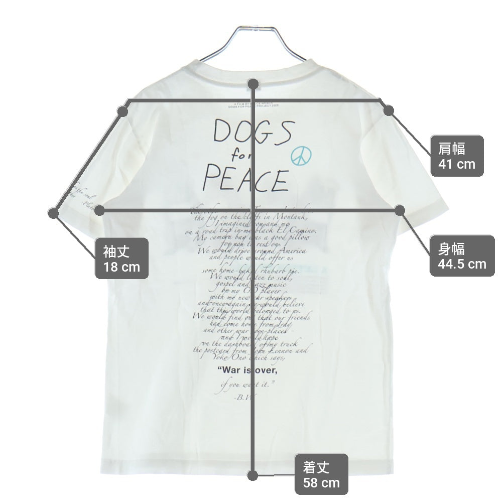 Paul Smith(ポールスミス) ×BRUCE WEBER A LETTER TO TRUE ブルースウェーバー アレタートゥトゥルー クルーネック 半袖Tシャツカットソー ホワイト