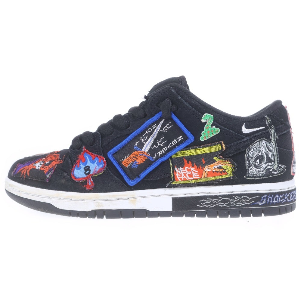 NIKE SB(ナイキエスビー) DUNK LOW PRO QS NECK FACE ダンク プロ ネックフェイス ローカットスニーカー ブラック レディース US6/24cm DQ4488-001