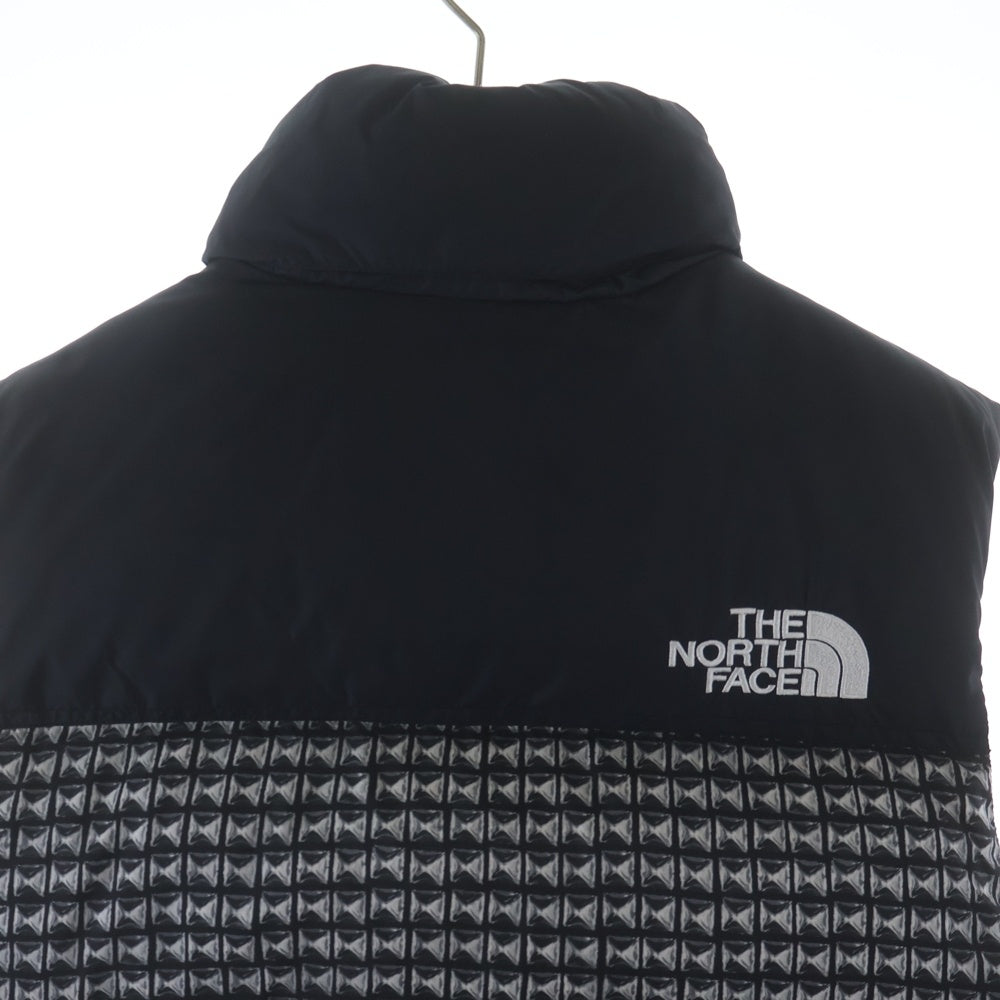 SUPREME(シュプリーム) 21SS×THE NORTH FACE Studded Nuptse Vest Black スタッズ ヌプシ ブラック ダウンベスト グレー/ブラック NF0A5IQX