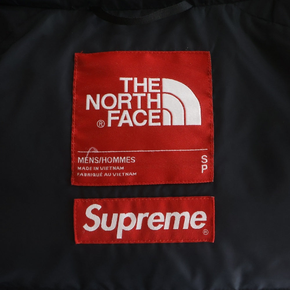 SUPREME(シュプリーム) 21SS×THE NORTH FACE Studded Nuptse Vest Black スタッズ ヌプシ ブラック ダウンベスト グレー/ブラック NF0A5IQX