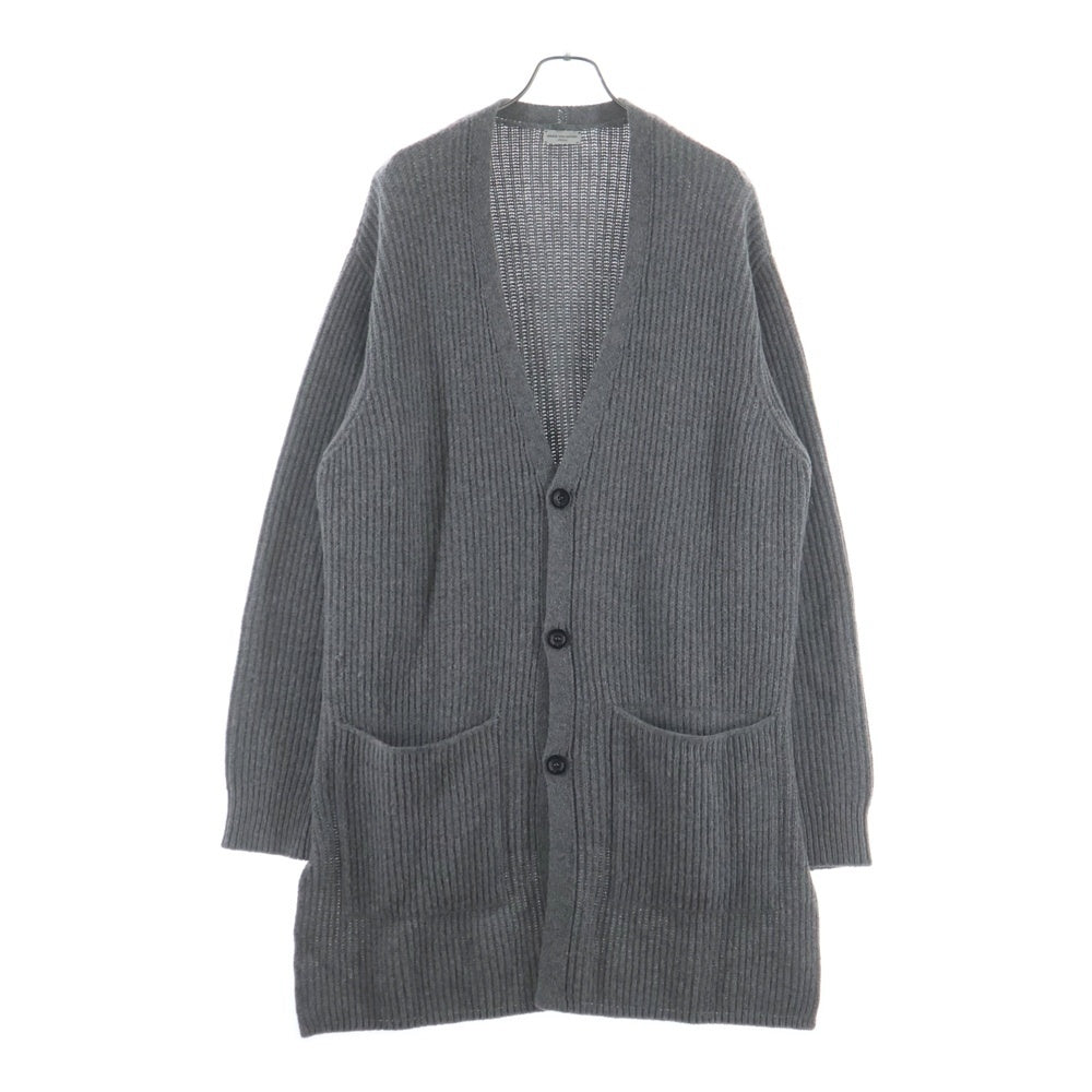 DRIES VAN NOTEN(ドリスヴァンノッテン) ウール混 アルパカニットカーディガン グレー
