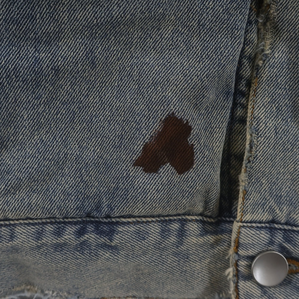 FR(13)NDS(フレンズ) 9oz DENIM JACKET ナインオンス ダメージ加工 デニムトラッカージャケット インディゴ 24A-BSL049-RF