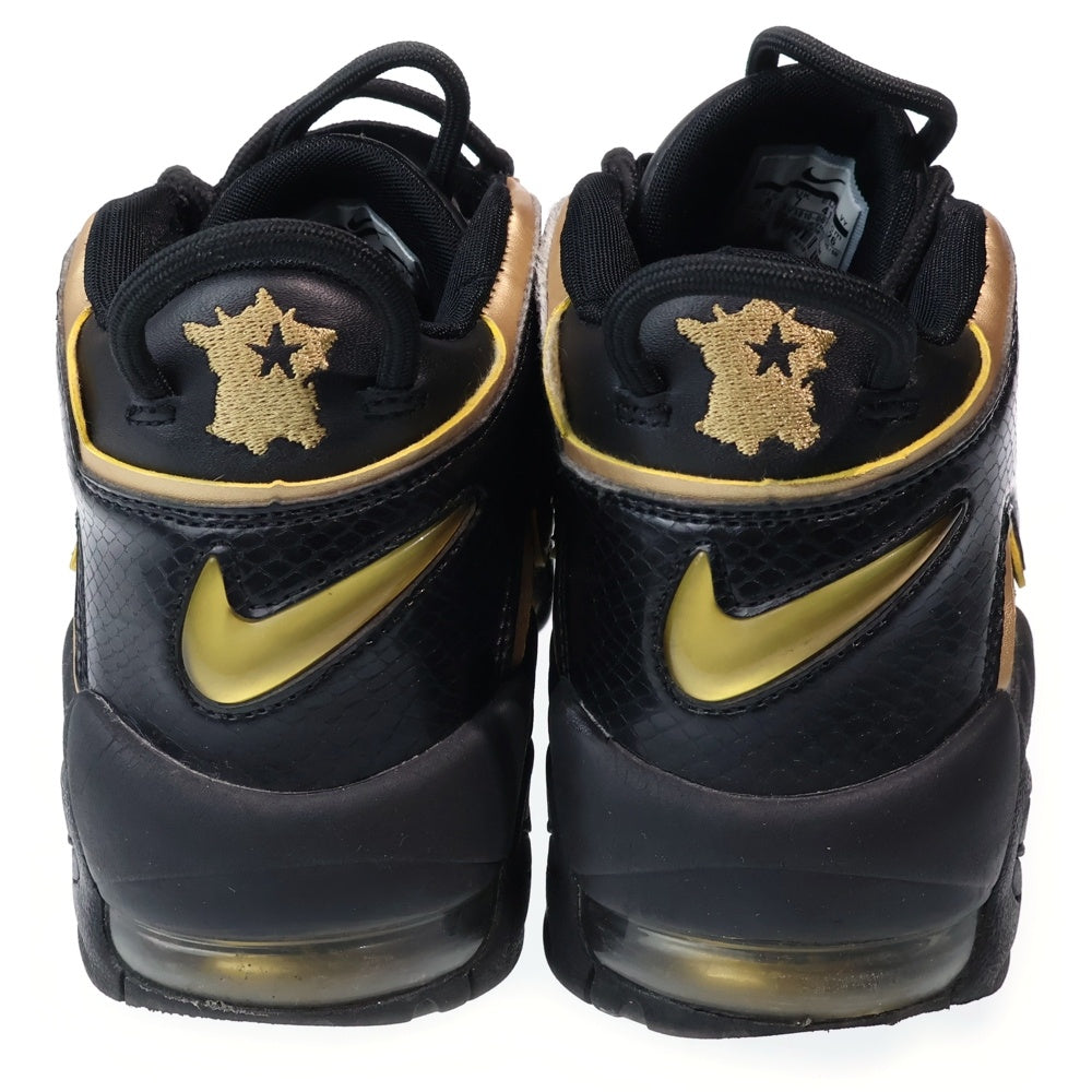 NIKE(ナイキ) AIR MORE UPTEMPO FRANCE エアモアアップテンポ フランス ミッドカットスニーカー ブラック US8/26cm AV3810-001