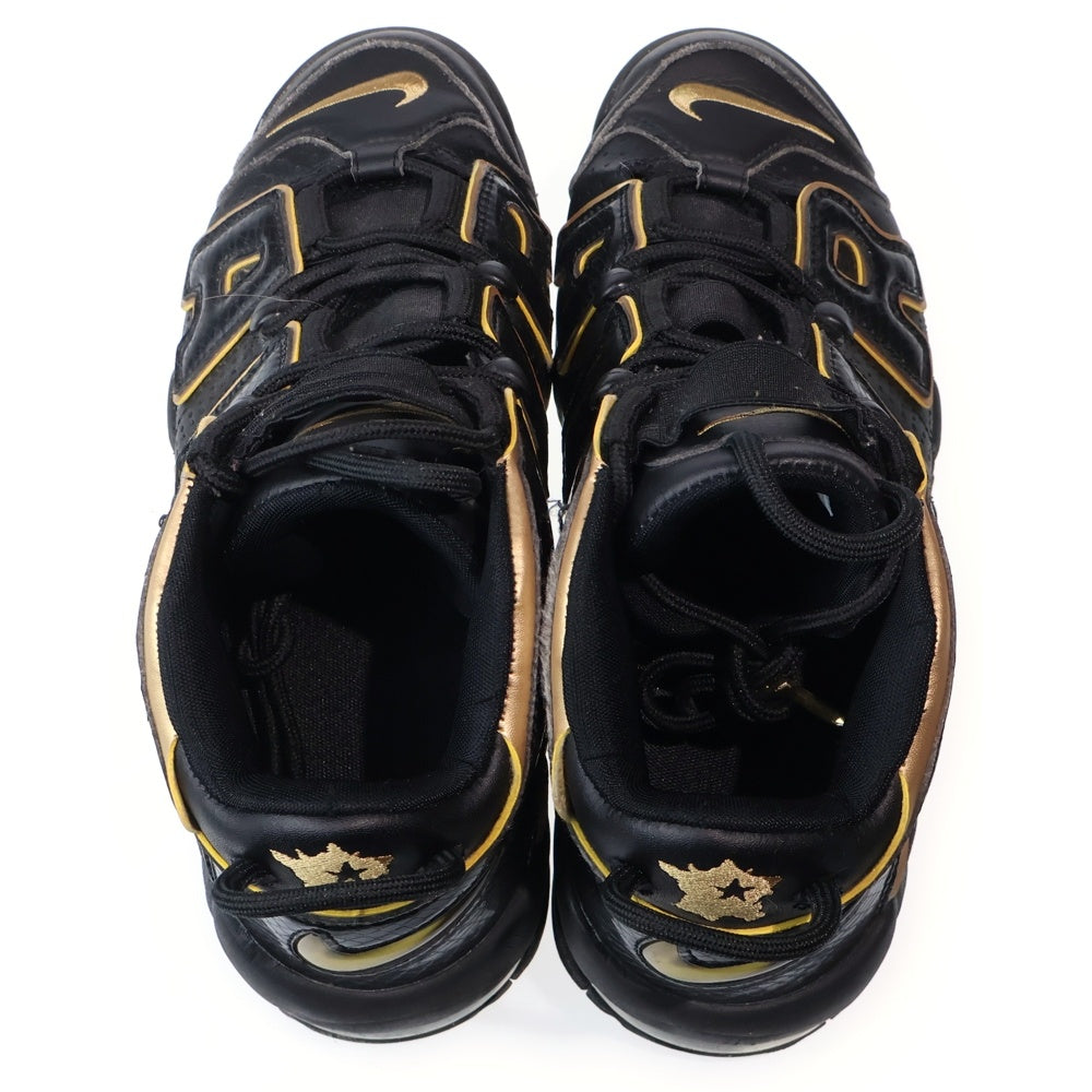 NIKE(ナイキ) AIR MORE UPTEMPO FRANCE エアモアアップテンポ フランス ミッドカットスニーカー ブラック US8/26cm AV3810-001
