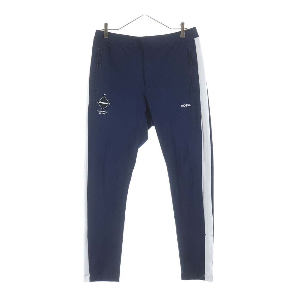 F.C.R.B./F.C.Real Bristol/FCRB(エフシーアールビー/エフシーレアルブリストル) 17AW SIDE LINE PDK PANTS ピーディーケー サイドライン トラックパンツ ネイビー FCRB-178003