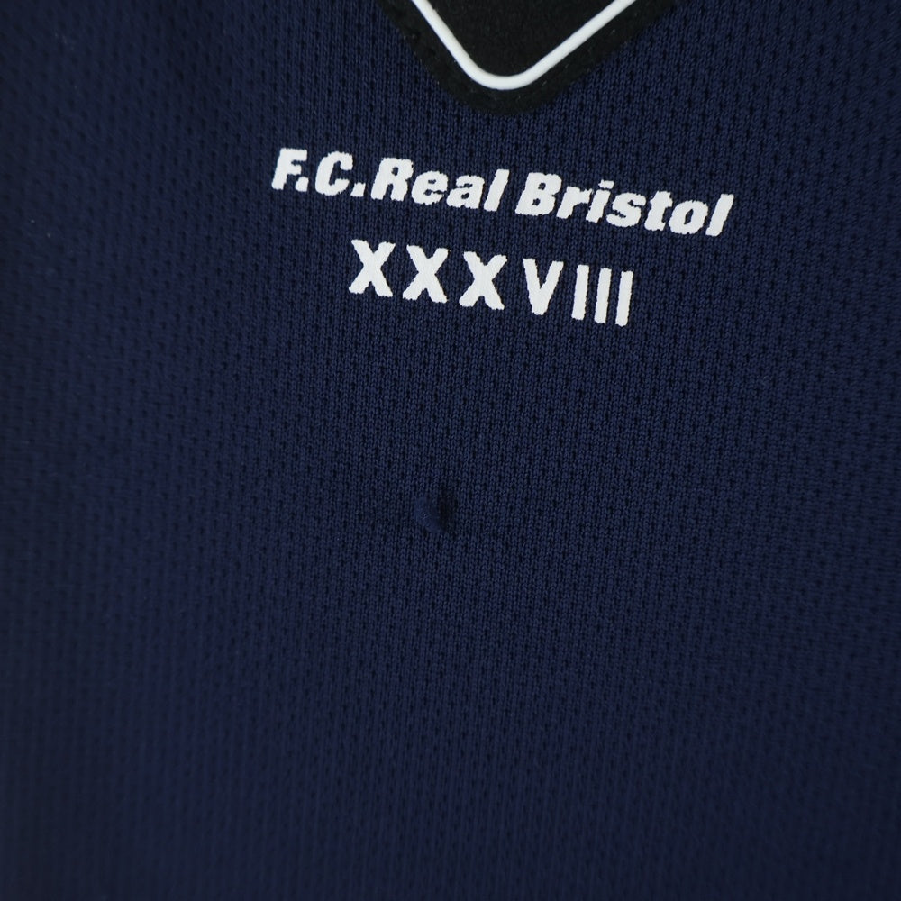 F.C.R.B./F.C.Real Bristol/FCRB(エフシーアールビー/エフシーレアルブリストル) 17AW SIDE LINE PDK PANTS ピーディーケー サイドライン トラックパンツ ネイビー FCRB-178003