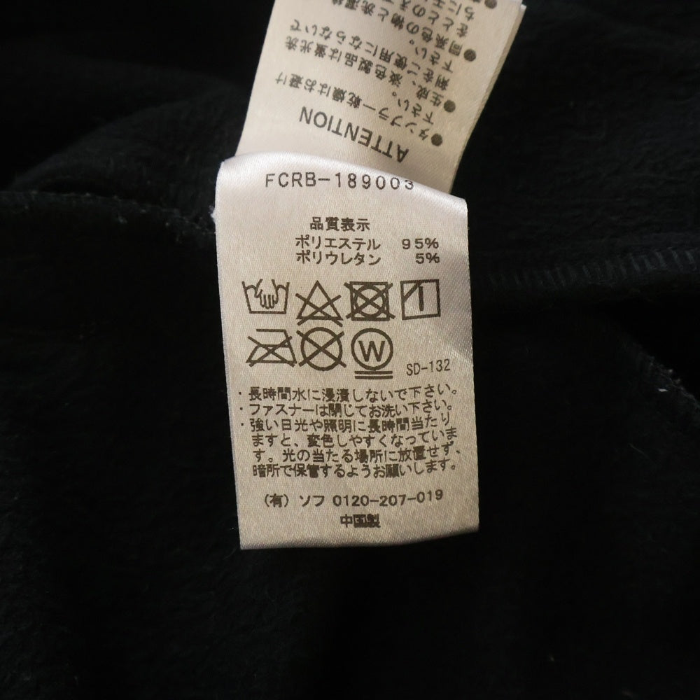 F.C.R.B./F.C.Real Bristol/FCRB(エフシーアールビー/エフシーレアルブリストル) 18AW PDK PANT ピーディーケー イージートラックパンツ ブラック FCRB-189003