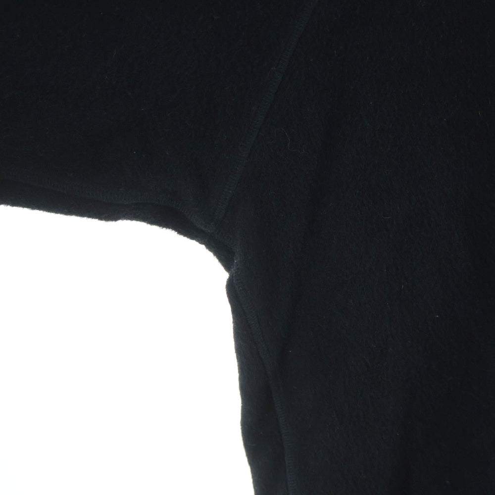 Y-3(ワイスリー) 22AW U LEOPARD FLEECE JACKET 胸ロゴ ウールフリースジャケット ブラック HN1969