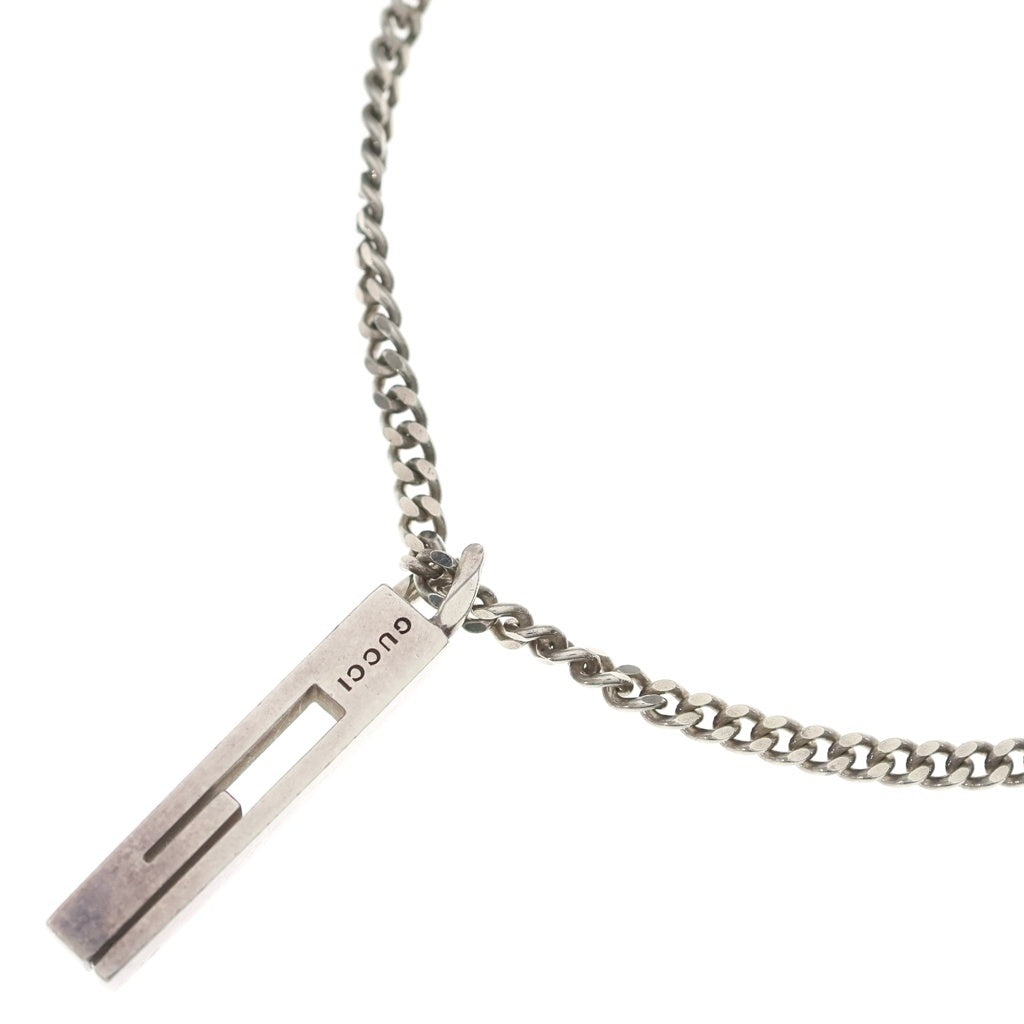 GUCCI(グッチ) CUTOUT G NECKLACE カットアウトG ネックレス ペンダントチャーム シルバー レディース