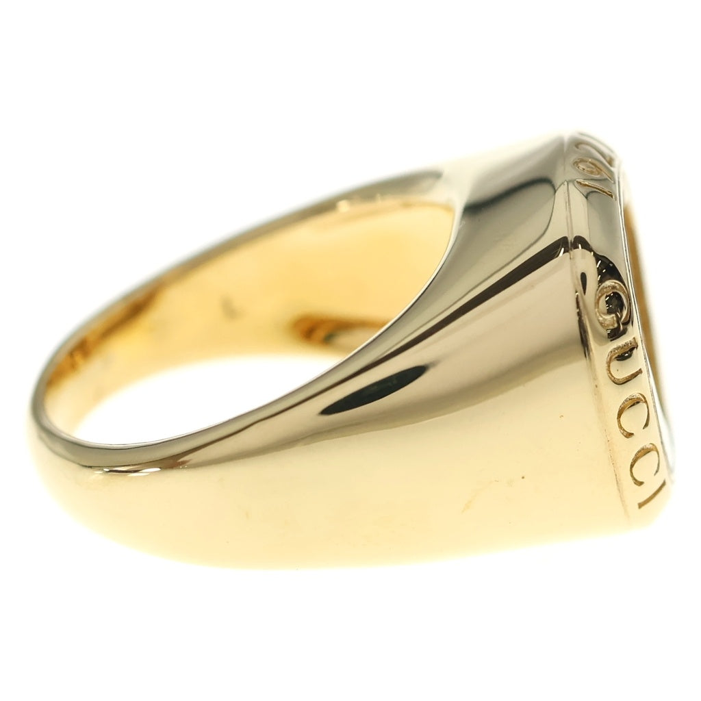 GUCCI(グッチ) SIGNET RING コートオブアームズエングレーブ シグネットリング 指輪 ゴールド