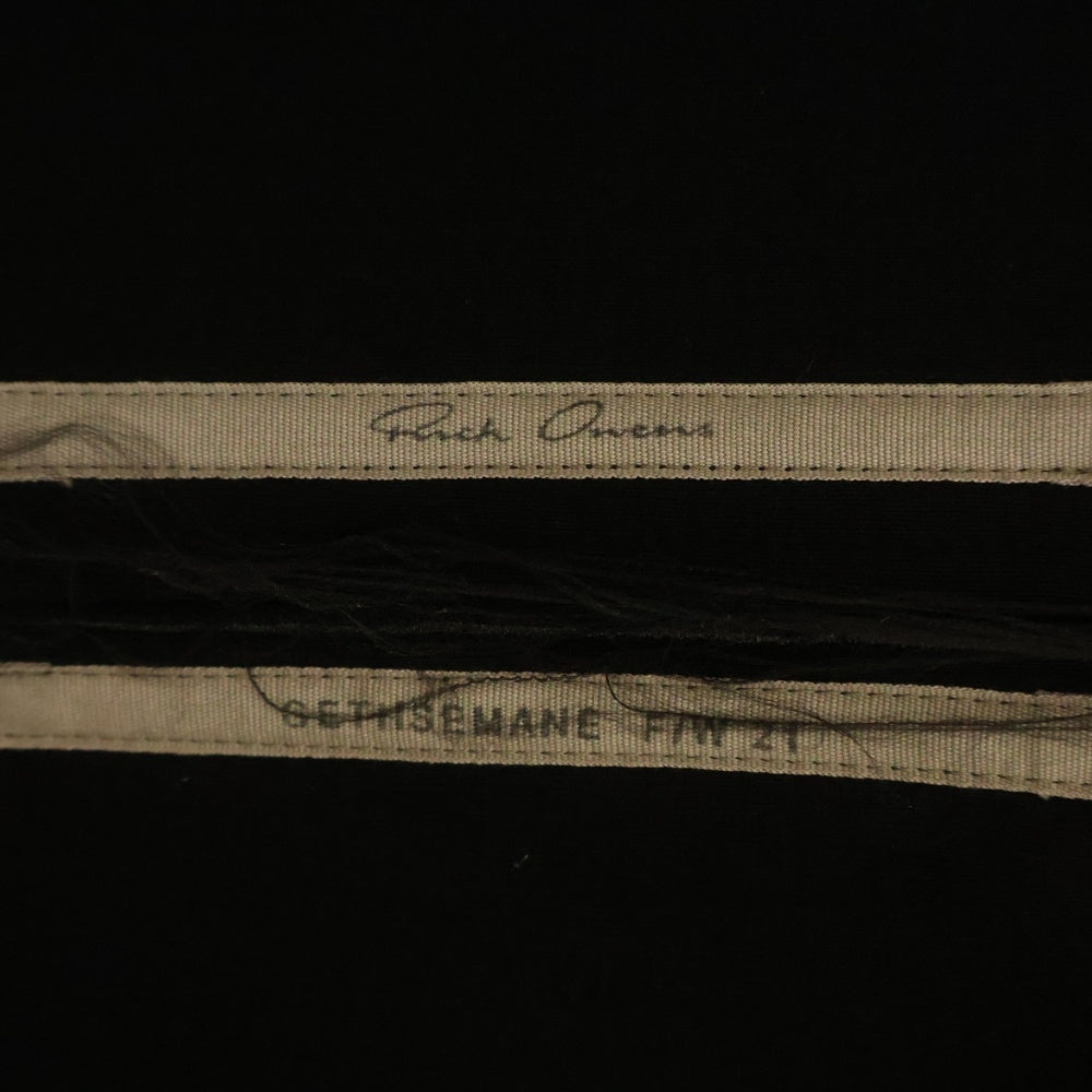 Rick Owens(リックオウエンス) 21AW BAUHAUS バウハウス フィッシュテールコート ブラック RU02A5971-NB