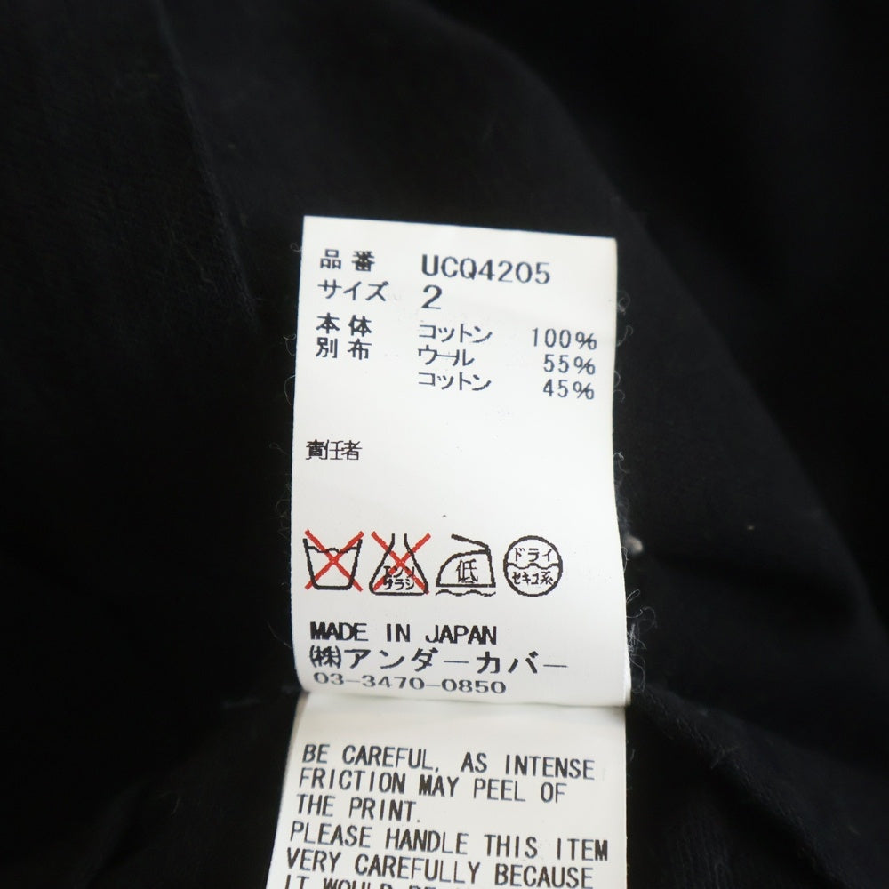 UNDERCOVER(アンダーカバー) 16SS SCAB期復刻 ミリタリージャケット ブラック UCQ4205
