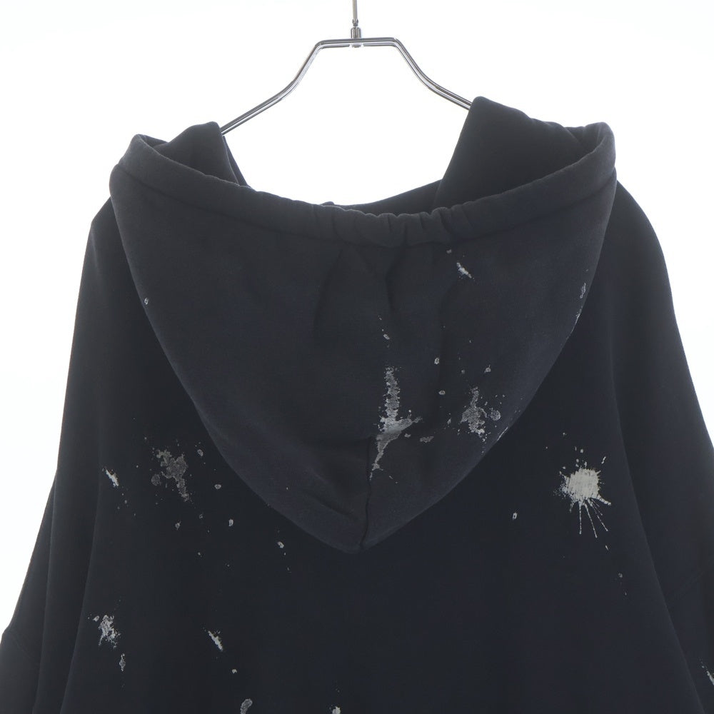 R13(アールサーティーン) R13 NEW YORK HOODIE ニューヨークフーディー パーカー ブラック R13MK005-096AH