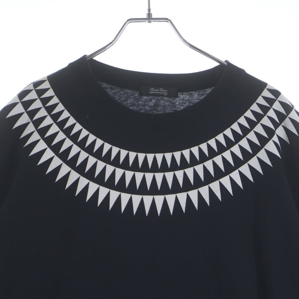 UNDERCOVER(アンダーカバー) GIZ柄 ビッグTシャツ ブラック MUT9801-3