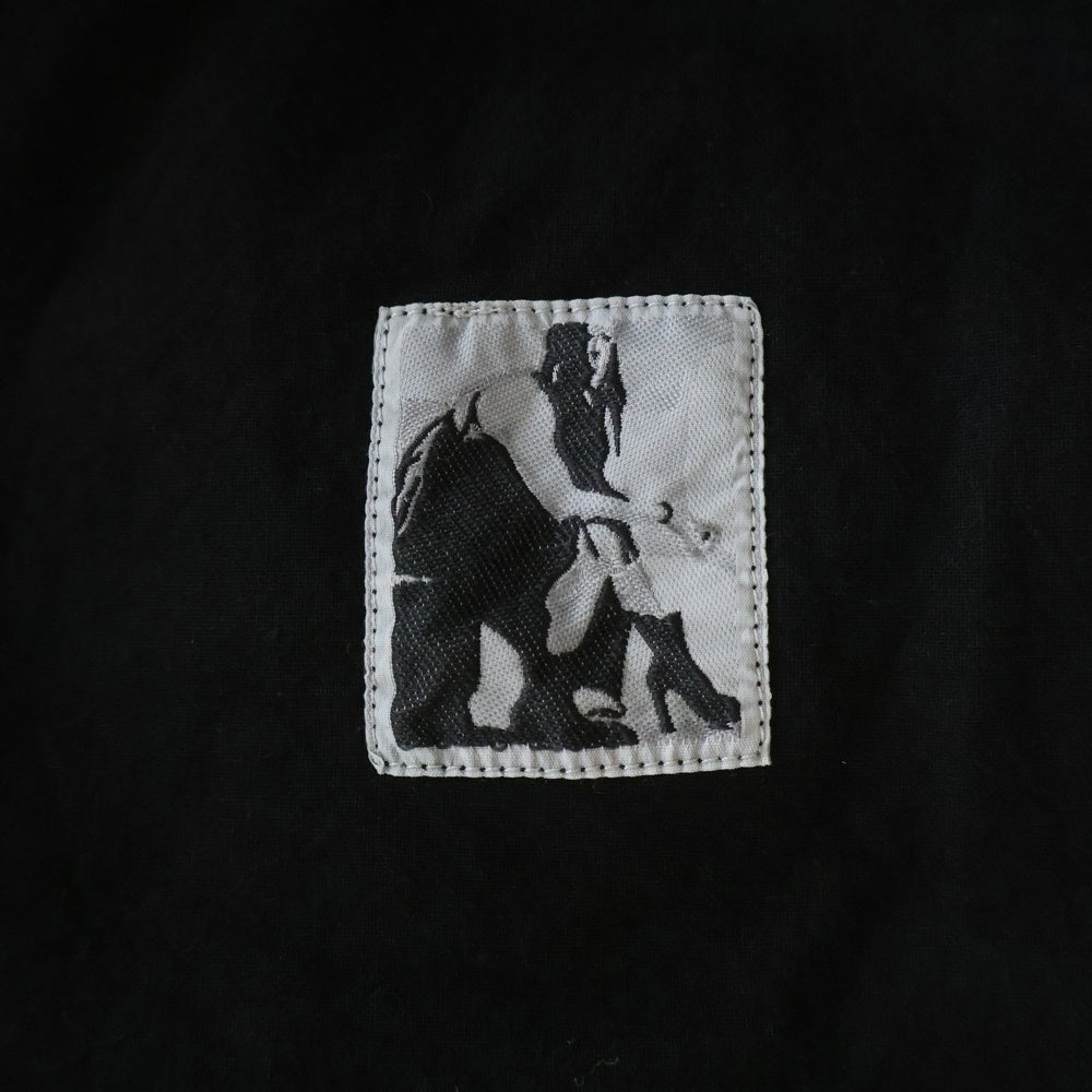 DRKSHDW(ダークシャドウ) 25AW LS LARRY JUMBO FOGPOCKET SHIRT ジャンボフォグポケット 長袖シャツ ブラック DU02E7298-CL