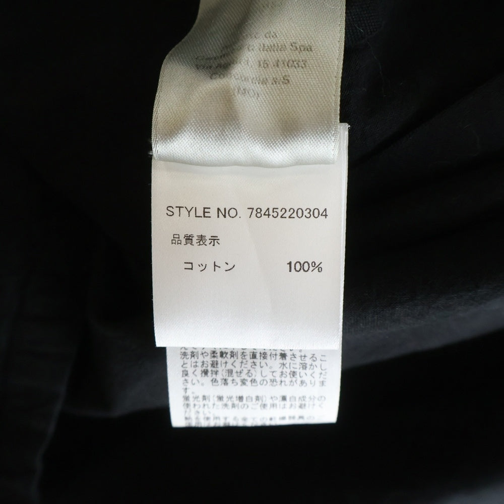 DRKSHDW(ダークシャドウ) 25AW LS LARRY JUMBO FOGPOCKET SHIRT ジャンボフォグポケット 長袖シャツ ブラック DU02E7298-CL