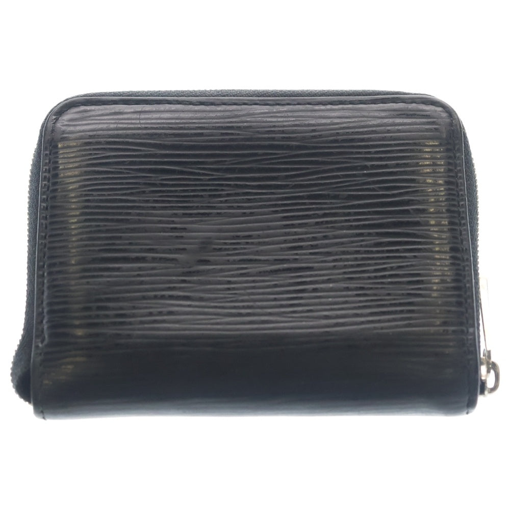LOUIS VUITTON(ルイヴィトン) エピ ジッピー レザー 財布 ジップコインケース ブラック M60152/TS1101 シルバー金具