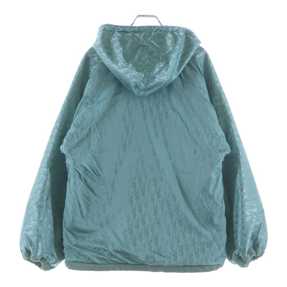 DIOR(ディオール) 23SS オブリーク ロゴエンブロイダリー リバーシブル ジップアップフーディ パーカー グリーン 313J232A0531