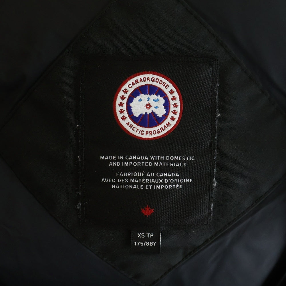 CANADA GOOSE(カナダグース) BLACK LABEL CHATEAU PARKA ブラックレーベル シャトーパーカ フーデッド ダウンジャケット コート ブラック 2053MB